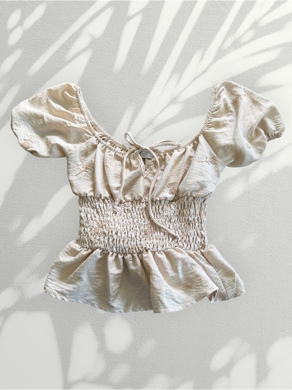 🌸 Haley & June Cottagecore Smocked Top 🌸